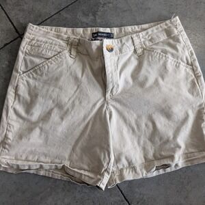 Lee Women's Khaki Midrise Fit‎ 1889 Chino Causal Shorts Size 10M